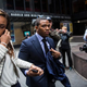 Then-suspended Baltimore Ravens football player Ray Rice and his wife, Janay Palmer, arrive for a hearing on Nov. 5, 2014, in New York City.
Andrew Burton/Getty Images